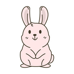 Cute Rabbit zodiac cartoon