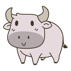 cute ox zodiac cartoon