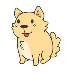 cute dog zodiac cartoon