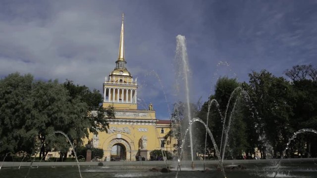 Admiralty Building in St. Petersburg, Russia