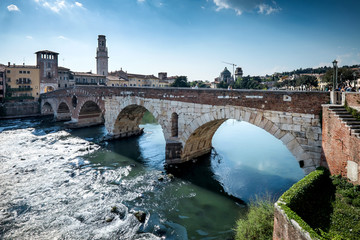 Fototapeta premium Verona Italy - Cityscape of Verona, Veneto