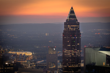 Frankfurt Am Main City Skyline 