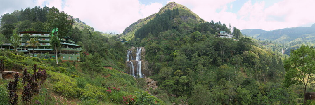 Ramboda Falls auf Sri Lanka
