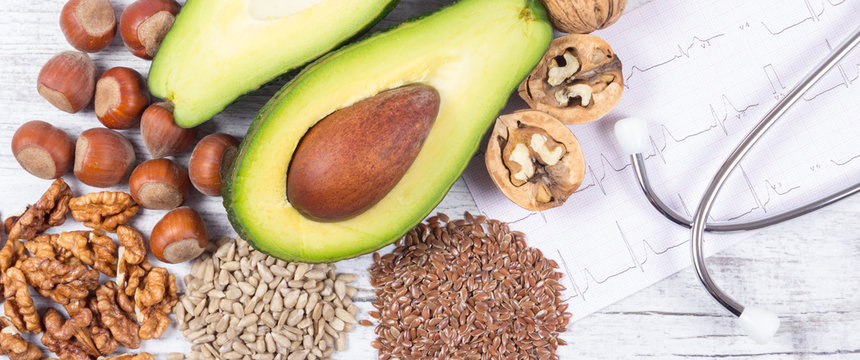 Sources of omega 3 fatty acids contained in the food.