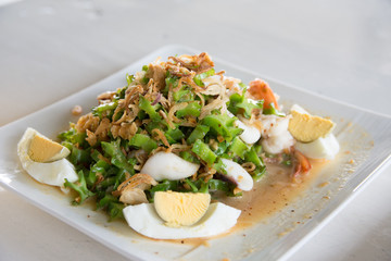 spicy minced pork salad