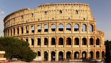 Fototapeta na wymiar the Roman colosseum