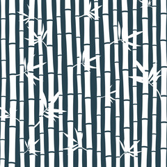 Bamboo grove vector illustration