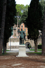 Eine Römer Statue in Rom