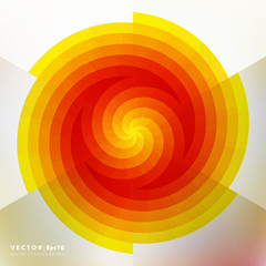Abstract vector background. Circular geometric background. Vector illustration. Eps10.