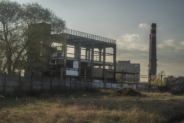 Fototapeta na wymiar old factory