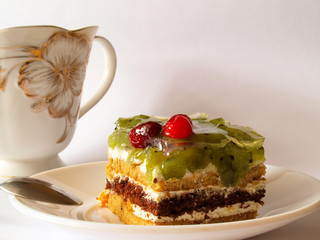 Sweet breakfast pie coffee cake