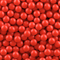 Red balls background