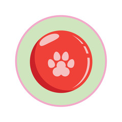 pet toys accessories. vector illustration