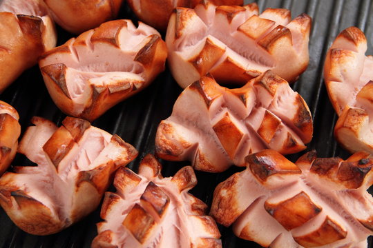 gegrillte Freischwurst