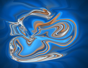 Colorful psychedelic liquefied background