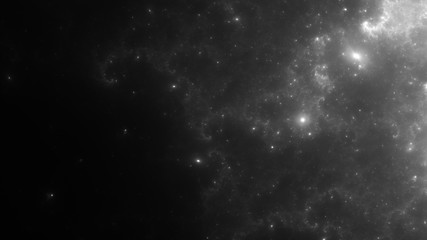 Abstract fractal illustration looks like galaxies