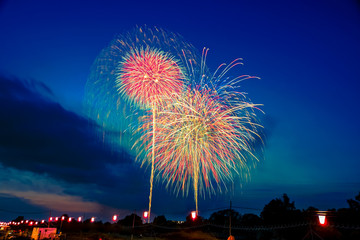 Summer fireworks of Japan/日本の花火