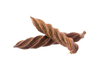 East Indian screw tree ,Thai herb for health on white background