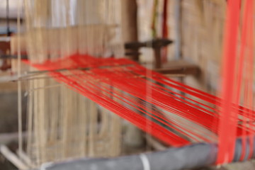 Hand loom-Lu hill tribe. Sop Chem village-Luang Prabang province-Laos. 3947