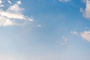clear blue sky with cloud 