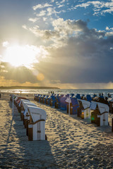 Obraz premium Sonnenuntergang am Meer