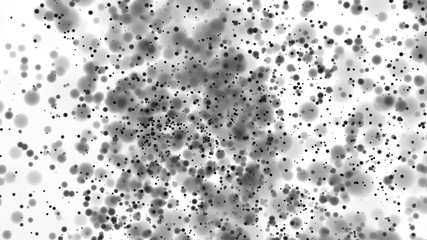 Beautiful monochrome bokeh blurred dots background defocused lights