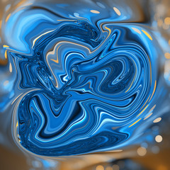 Colorful psychedelic liquefied background