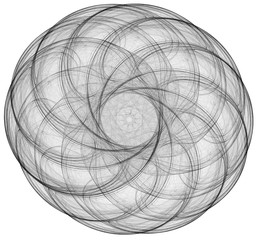 Abstract fractal illustration for creative design