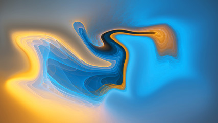 Colorful psychedelic liquefied background