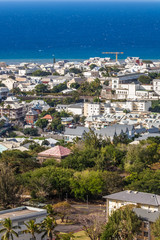 Fototapeta na wymiar ville de Saint-Denis, Réunion 
