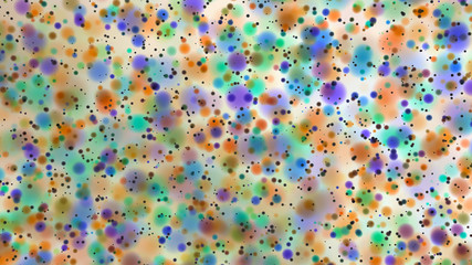 Beautiful colorful bokeh blurred background defocused dots