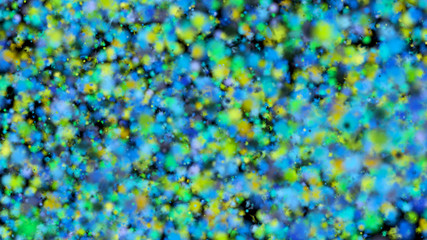 Beautiful abstract blurred background with defocused lights