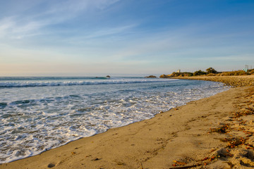 USA Pacific coast, Leo Carrillo State Beach, California.