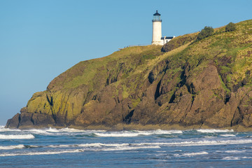 North Head Lighthouse at Pacific coast, built in 1898