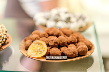 Chocolate truffle candies