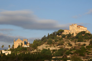 Obraz premium Arta Mallorca Balearen Stadt Kirche Spanien