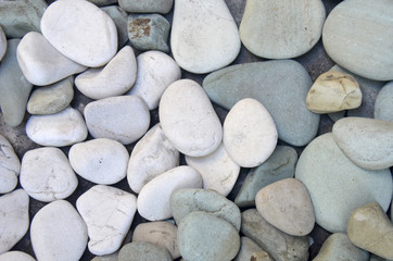 Sea pebbles background