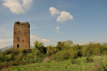 Fototapeta na wymiar Mola dei Piscoli - La Torre. Paliano - Frosinone - Lazio - Italia