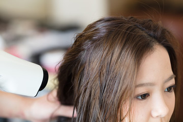 Fototapeta premium ヘアサロン メイクヘアーイメージ