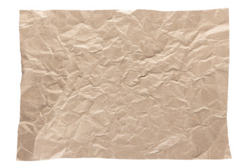 wrinkled brown page