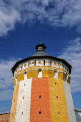 Tower of ancient Russian monastery