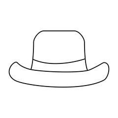 Classic vintage hat icon vector illustration graphic design