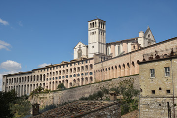 Fototapeta na wymiar Basilika San Francesco in Assisi