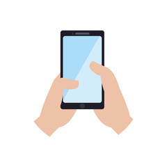 Mobile smartphone technology vector illustration graphic design
