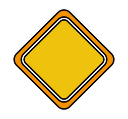 diamond traffic signal icon vector illustration design