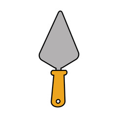 spatula construction tool icon vector illustration design