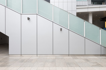 street wall background ,Industrial background, empty grunge urban street with warehouse brick wall