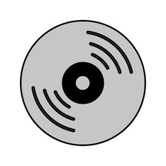compact disk isolated icon vector illustration design