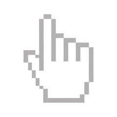 hand pointer mouse icon vector illustration design