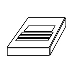 text book isolated icon vector illustration design